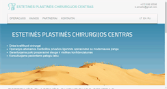 Desktop Screenshot of klinika.lt